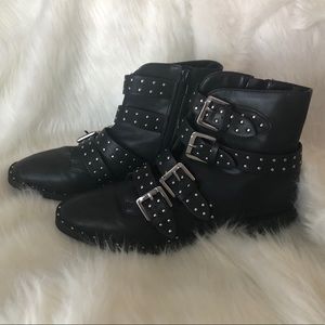 Forever 21 studded boots